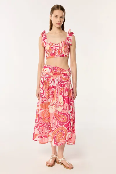 Poupette St Barth Long Skirt Carla