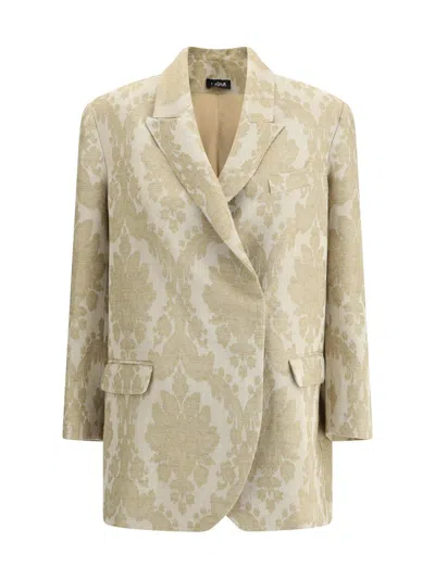 Ella Brocade Print Blazer