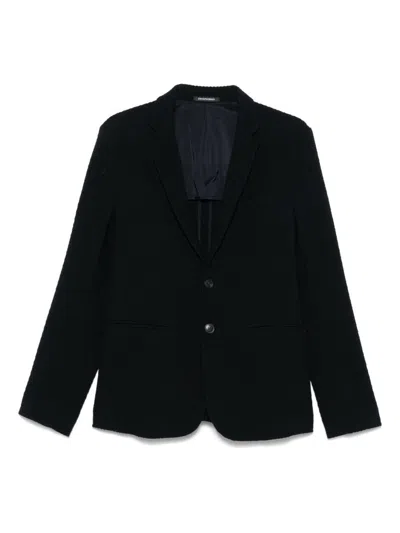 Ea7 Emporio Armani Wool Single-breasted Jacket