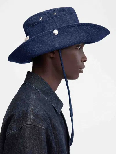 Jacquemus De-nimes Bucket Hat Navy