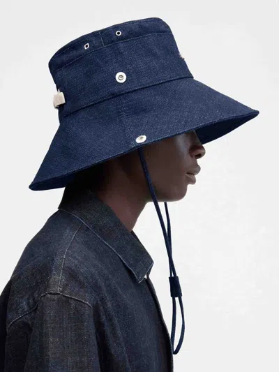 Jacquemus De-nimes Bucket Hat Navy