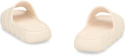 Moncler Ivory Eva Quilted Lilo Sliders