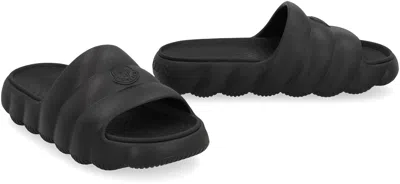 Moncler Quilted Rubber Sole Open Toe Slides