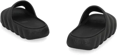 Moncler Quilted Rubber Sole Open Toe Slides