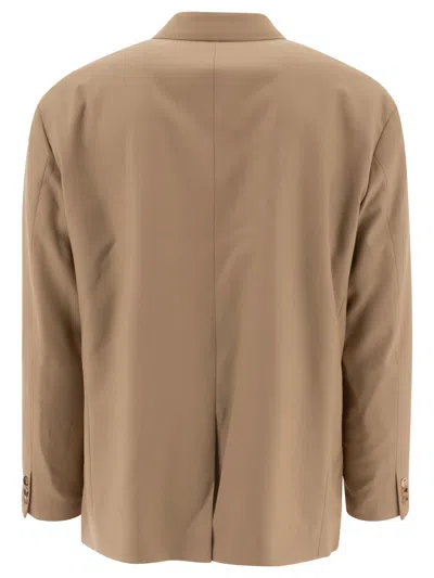 Comme Des Garçons Homme Deux Oversized Blazer With Notch Lapel And Flap Pockets