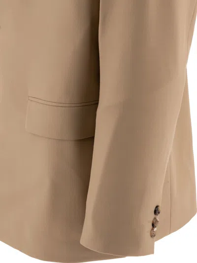 Comme Des Garçons Homme Deux Oversized Blazer With Notch Lapel And Flap Pockets
