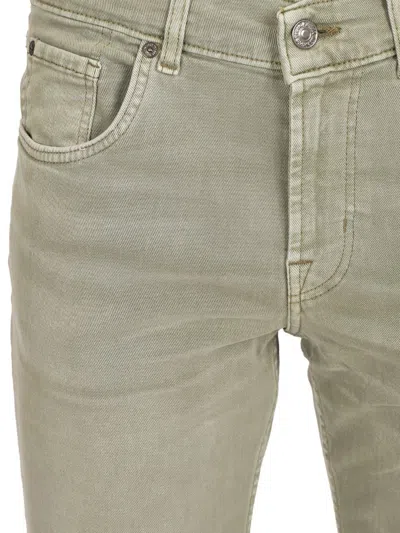 Shop 7 For All Mankind Slimmy Left Hand Jeans Trousers Green