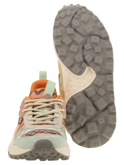 Flower Mountain Kotetsu - Sneakers In Suede And Technical Fabric
