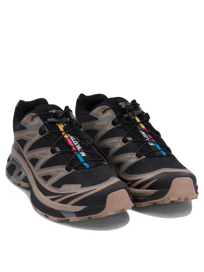 Salomon Mesh Upper Rubber Sole Sneakers Slip-on In Multi