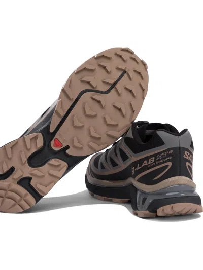 Salomon Mesh Upper Rubber Sole Sneakers Slip-on In Multi
