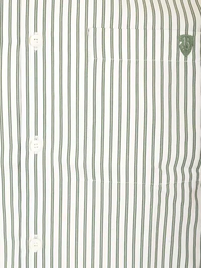 Burberry Shirt Striped Pattern Collar Button-down