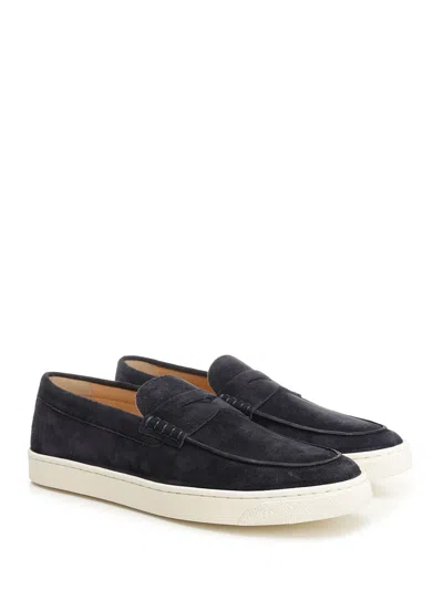 Brunello Cucinelli Penny-slot Suede Loafers