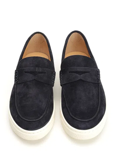 Brunello Cucinelli Penny-slot Suede Loafers