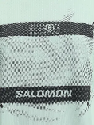 Mm6 Maison Margiela Blue Salomon Edition Abstract Print Sport Top