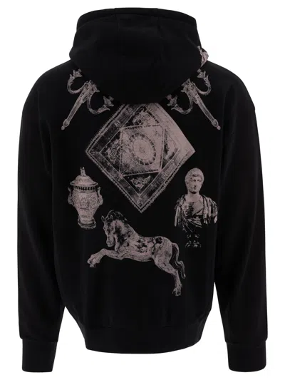 Givenchy Men Boxy Fit Hoodie With Zip And Pocket Base