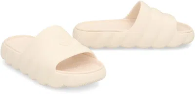Moncler Ivory Eva Quilted Lilo Sliders