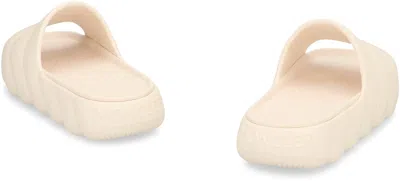 Moncler Ivory Eva Quilted Lilo Sliders