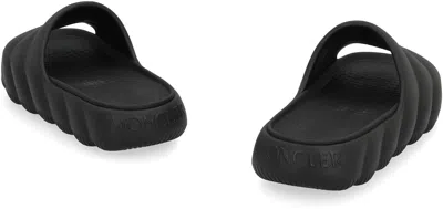 Moncler Quilted Rubber Sole Open Toe Slides