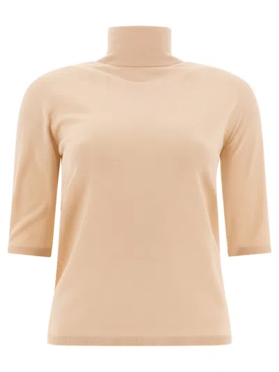 MAX MARA T-SHIRTS BEIGE 