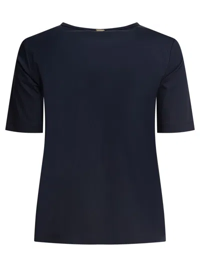 Herno Side Slits Cotton T-shirt Clothing