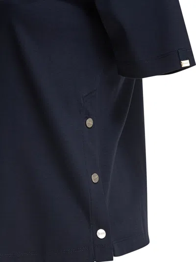 Herno Side Slits Cotton T-shirt Clothing
