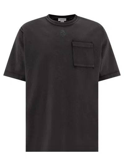 Alexander Mcqueen Alexander Mc Queen Faded Black Skull T Shirt