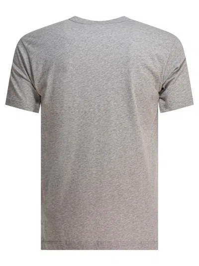 Comme Des Garçons Shirt Logo Print Crewneck T-shirt In Gray
