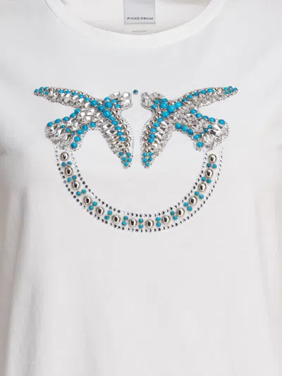 Pinko Embellished Love Birds T-shirt
