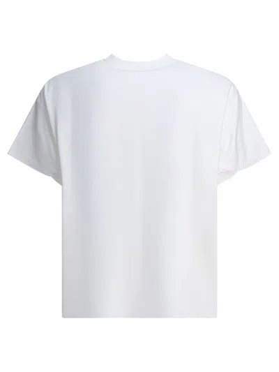 Goldwin 0 Helicoid T-shirts White In White