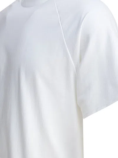 Goldwin 0 Helicoid T-shirts White In White