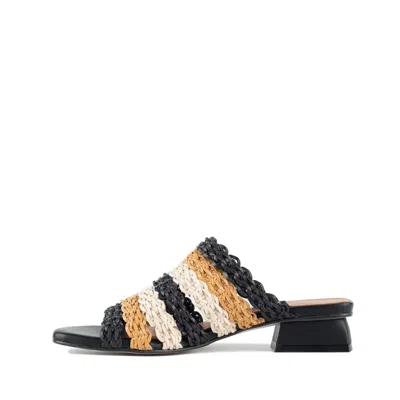 Angel Alarcon Blandine Sandal Woven With Low Block Heel