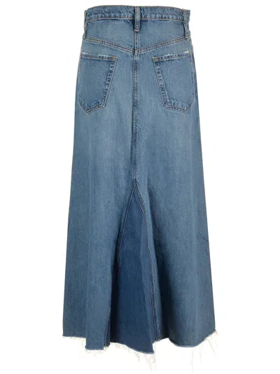 Shop Frame The Dorothy Skirt Skirts Blue