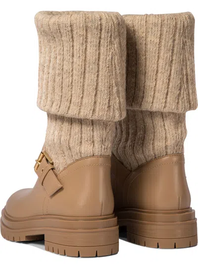 Gianvito Rossi Thurso Stretch Knit Mid-calf Boots