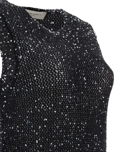 GOLDEN GOOSE TOPS BLACK 