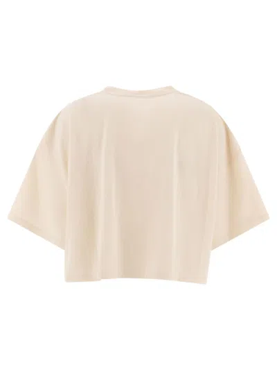 Chloé Biologic Cotton T-shirt With Frontal Logo Patch
