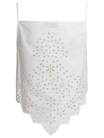 Self-portrait Tops White