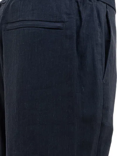 Vince Tailored Trousers With Side And Back Pockets In Black