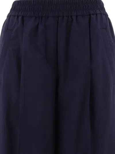 Brunello Cucinelli Relaxed Wide-leg Trousers With Elastic Waistband