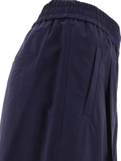 Brunello Cucinelli Relaxed Wide-leg Trousers With Elastic Waistband