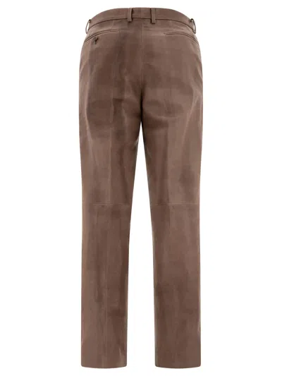 Auralee Tailored Trousers With Back Pockets And Belt Loops