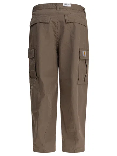 Carhartt Utility Trousers With Belt Loops And Cargo Pockets
