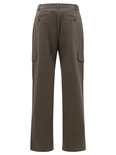 Vince Cotton And Linen Cargo Trousers