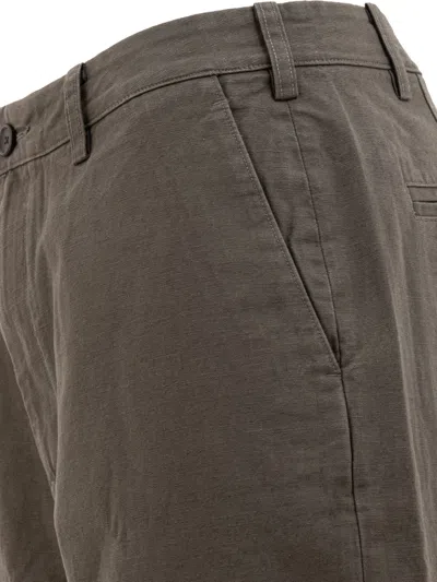 Vince Cotton And Linen Cargo Trousers