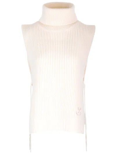 Golden Goose Journey Side-tie Turtleneck Sweater Vest