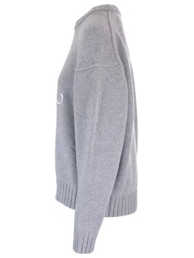 Frame X Ritz Unisex Cashmere Knit Sweater Sweatshirts Grey