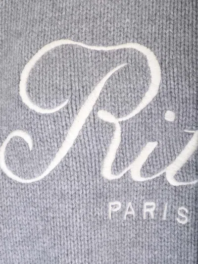 Frame X Ritz Unisex Cashmere Knit Sweater Sweatshirts Grey