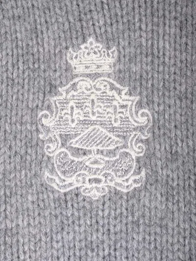 Frame X Ritz Unisex Cashmere Knit Sweater Sweatshirts Grey