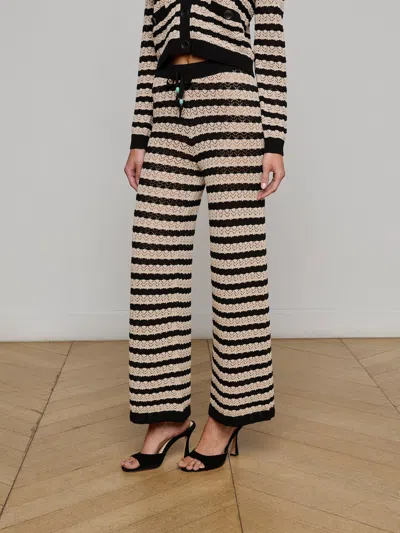 L Agence Gaelle Pointelle Knit Pants