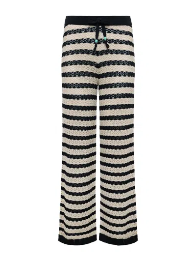 L Agence Gaelle Pointelle Knit Pants