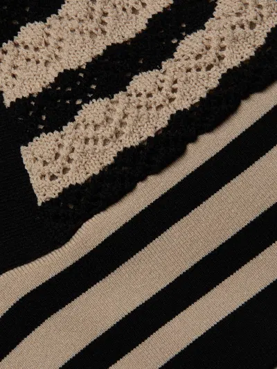 L Agence Reverie Pointelle Knit Bralette In Black